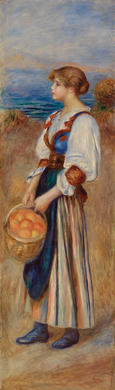 Dziewczyna z koszem pomarańczy (Marchande d