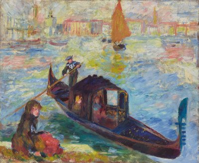 Gondola, Wenecja, 1881 autorstwa Pierre Auguste Renoir