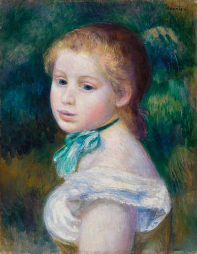 Szef Młodej Dziewczyny autorstwa Pierre Auguste Renoir