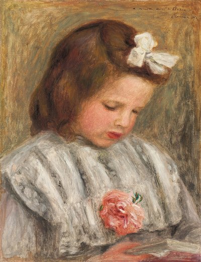 Głowa dziewczyny; Głowa dziewczynki, ok. 1893 autorstwa Pierre-Auguste Renoir