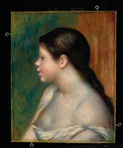 Głowa młodej dziewczyny, 1882 autorstwa Pierre Auguste Renoir