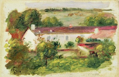 Dom w Essoyes autorstwa Pierre Auguste Renoir