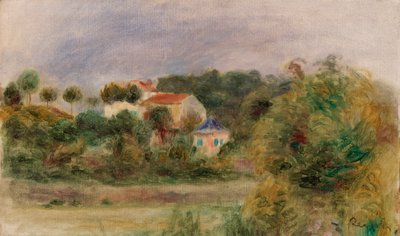 Domy w parku autorstwa Pierre Auguste Renoir