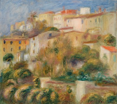 Domy na wzgórzu autorstwa Pierre-Auguste Renoir