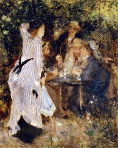 W Ogrodzie Au Jardin du Moulin de la Galette, 1876. autorstwa Pierre Auguste Renoir