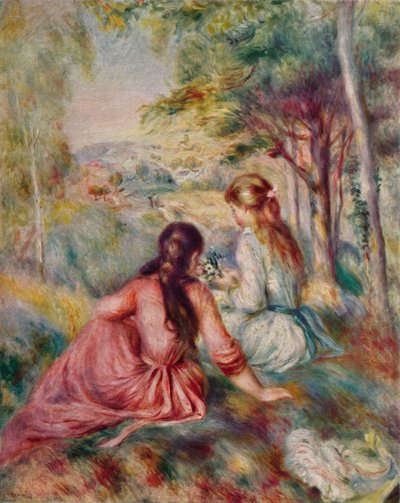 Na łące, ok. 1888 r. autorstwa Pierre Auguste Renoir
