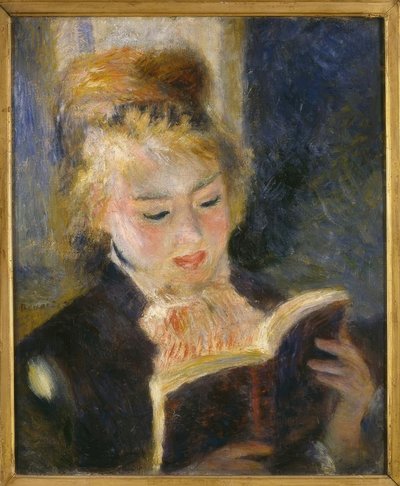Lampka do czytania autorstwa Pierre Auguste Renoir