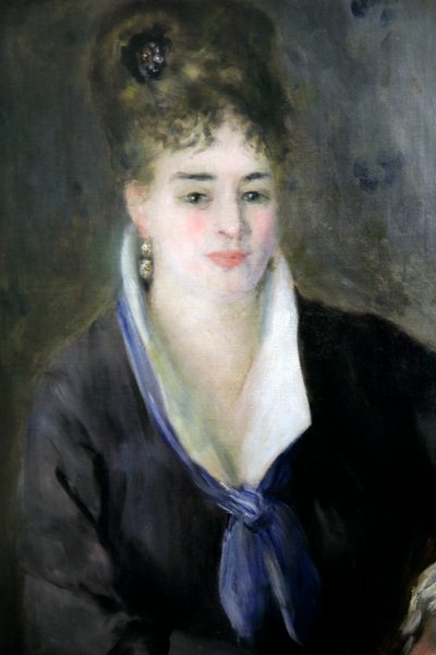 „Dama w czerni”, 1876. autorstwa Pierre-Auguste Renoir