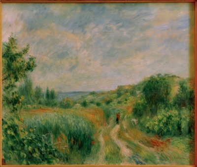 Krajobraz w pobliżu Essoyes autorstwa Pierre Auguste Renoir
