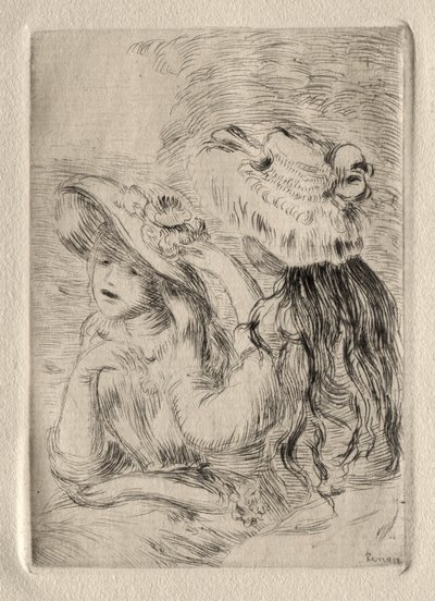 Przypięty Kapelusz. autorstwa Pierre Auguste Renoir