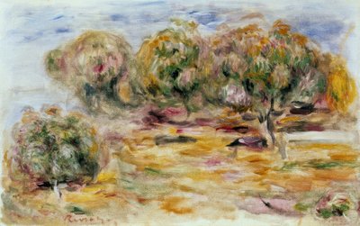 Ogród Collettes autorstwa Pierre Auguste Renoir