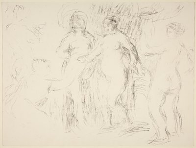 Kąpiący się autorstwa Pierre Auguste Renoir