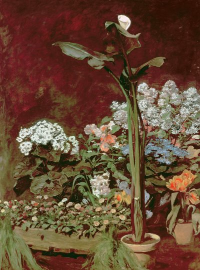 Lilia i rośliny szklarniowe autorstwa Pierre Auguste Renoir