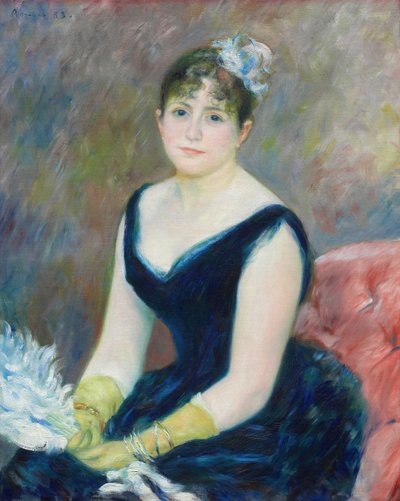 Madame Leon Clapisson, 1883. autorstwa Pierre Auguste Renoir