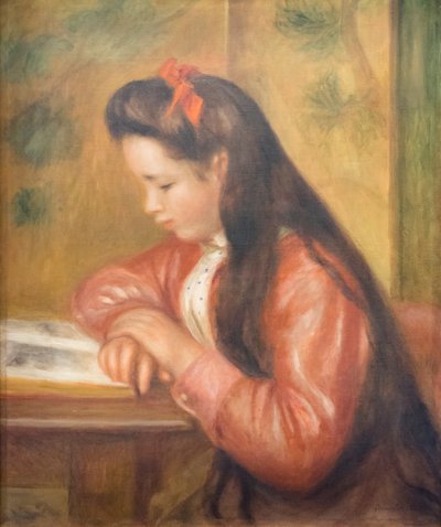 Mademoiselle Genevieve Caillebotte, przyszła Madame Chardeau, ok. 1895 (olej na płótnie) autorstwa Pierre Auguste Renoir