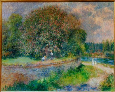 Kwitnący kasztanowiec autorstwa Pierre Auguste Renoir