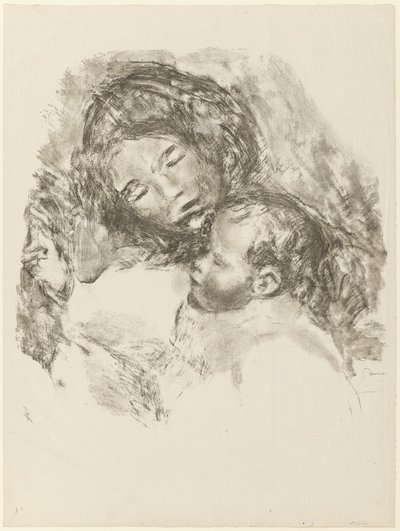 Macierzyński, duży talerz autorstwa Pierre Auguste Renoir