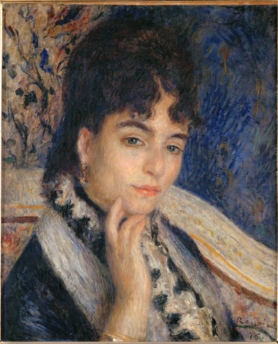 Mme. Alphonse Daudet (olej na płótnie) autorstwa Pierre Auguste Renoir