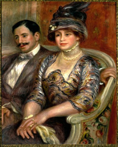 Państwo Bernheim de Villers - Portret Gastona Bernheima de Villers autorstwa Pierre Auguste Renoir