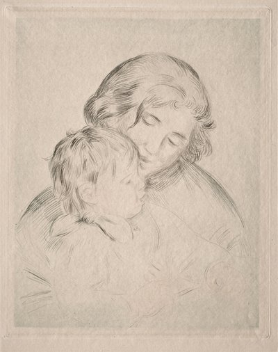Matka i dziecko autorstwa Pierre Auguste Renoir