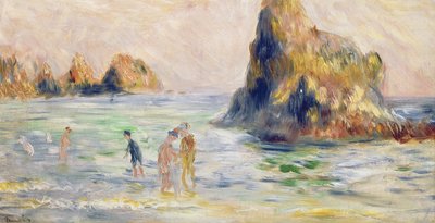 Zatoka Moulin Huet, Guernsey, ok. 1883 r. autorstwa Pierre Auguste Renoir