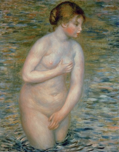 Akt w wodzie, 1888 autorstwa Pierre Auguste Renoir