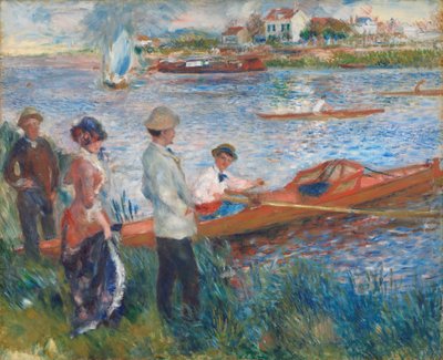 Wioślarze w Chatou, 1879. autorstwa Pierre Auguste Renoir