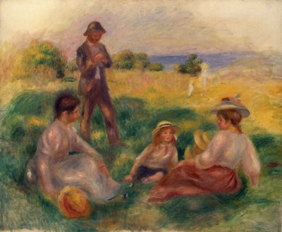 Impreza na wsi w Berneval autorstwa Pierre Auguste Renoir