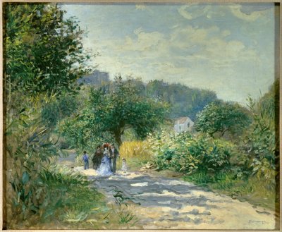 Ścieżka do Louveciennes autorstwa Pierre Auguste Renoir