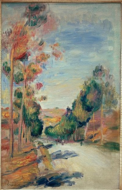 Krajobraz Essoyes autorstwa Pierre Auguste Renoir