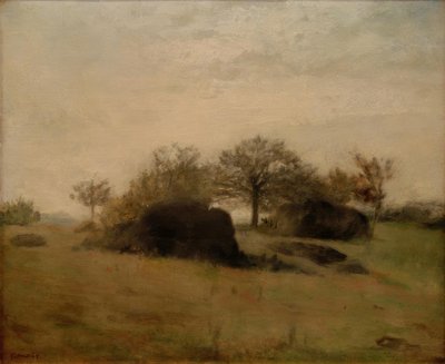 Krajobraz Fontainebleau autorstwa Pierre Auguste Renoir