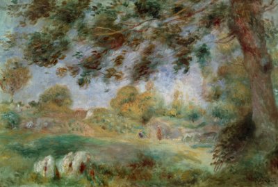 Wiosenny krajobraz autorstwa Pierre Auguste Renoir