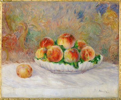 Peches (olej na płótnie) autorstwa Pierre Auguste Renoir