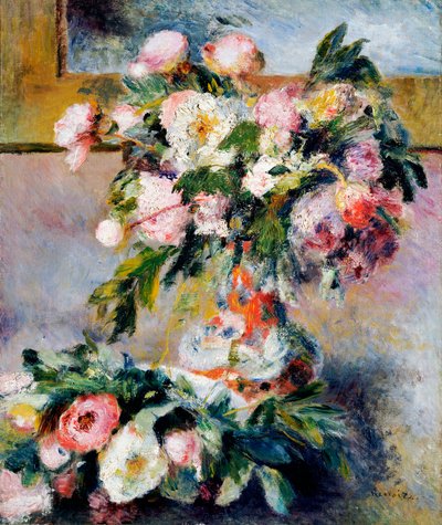 Piwonie, 1878 autorstwa Pierre Auguste Renoir