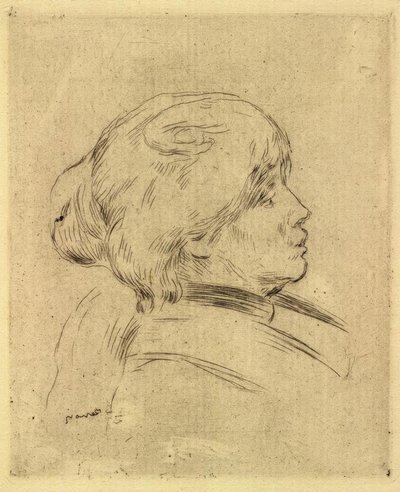 Portret Berthe Morisot autorstwa Pierre Auguste Renoir