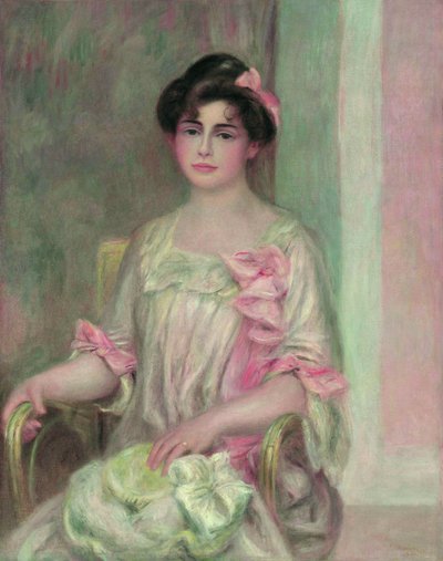 Portret Madame Josse Bernheim-Dauberville z domu Mathilde Adler, 1901. autorstwa Pierre Auguste Renoir