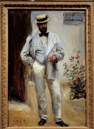 Portret u stóp Charlesa Le Coeur (1830-1906), francuskiego architekta. Obraz Pierre