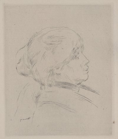 Portret Berthe Morisot autorstwa Pierre Auguste Renoir