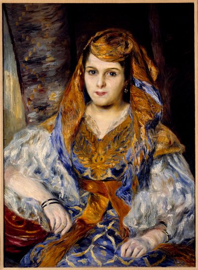 Portret Madame Clementine Stora zwany obrazem algierskim autorstwa Pierre Auguste Renoir (1841-1919) 1870 nd. 0,59x0,84 m San Francisco, Muzeum Sztuk Pięknych autorstwa Pierre Auguste Renoir