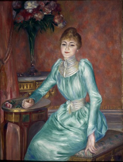 Portret Madame de Bonnieres (olej na płótnie) autorstwa Pierre Auguste Renoir