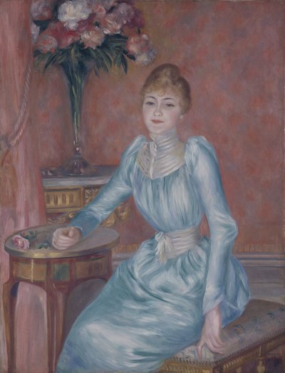 Portret Madame de Bonnières Henriette Arnaud-Gentil, Gräfin de Bonnières autorstwa Pierre Auguste Renoir