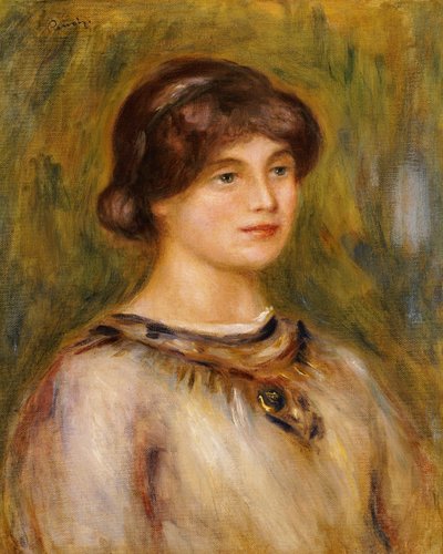 Portret Marie Lestinguez autorstwa Pierre Auguste Renoir