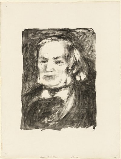 Portret Ryszarda Wagnera autorstwa Pierre Auguste Renoir