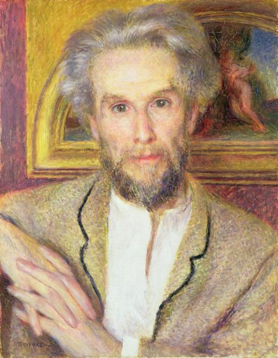 Portret Victora Choqueta (1821-91) c.1875 (olej na płótnie) autorstwa Pierre Auguste Renoir