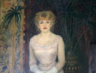 „Portret aktorki Jeanne Samary”, 1878. autorstwa Pierre Auguste Renoir