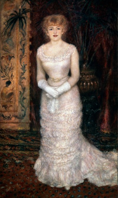 Portret aktorki Jeanne Samary, 1878. autorstwa Pierre Auguste Renoir
