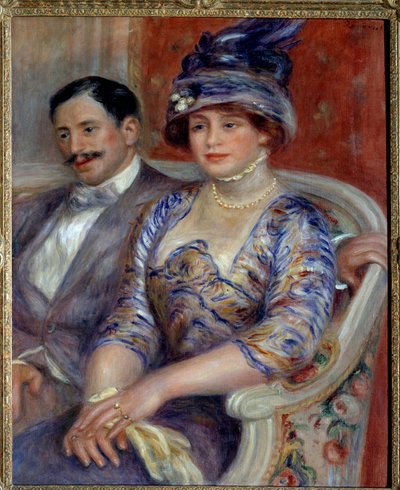 Portrety Monsieur i Madame Bernheim de Villers Obraz Pierre Auguste Renoir (1841-1919) 1910 Ndz. 0,81x0,65 m Paryż, Musée d