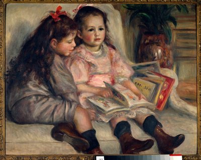 Portrety dzieci (dzieci Martial Caillebotte). 1895 autorstwa Pierre Auguste Renoir