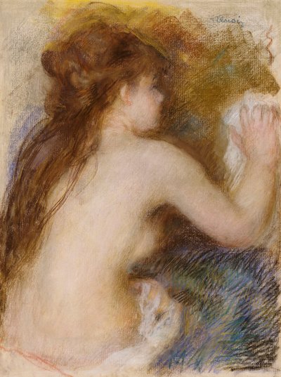 Widok z tyłu nagiej kobiety, ok. 1879 r. autorstwa Pierre Auguste Renoir