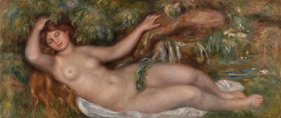 Leżąc nago autorstwa Pierre Auguste Renoir